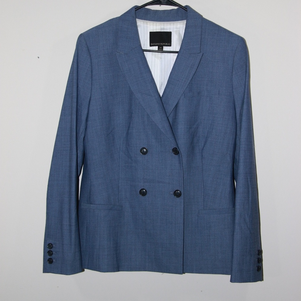 Banana Republic light blue blazer
